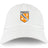 The EMB S&S Activewear University of Tennessee Adult Low-Profile Cotton Twill Dad Cap is a white cotton twill hat with embroidered team branding on the front.