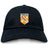 The University of Tennessee Adult Low-Profile Cotton Twill Dad Cap by EMB S&S Activewear is black with an embroidered orange, black, and white “Tennessee Rugby Est. 1970” patch on the front.