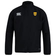 Show your club pride in the Tacoma Tsunami Rugby Club Track Jacket by EMB Canterbury, featuring a lightweight black design with the Canterbury logo on the right chest and a yellow "T" with "Tigers Rugby" on the left.