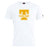 The Tacoma Tsunami Rugby Club Plain Tee by WRS Canterbury is a cotton blend white t-shirt with a large yellow "T" and "Tacoma Rugby" on the front.