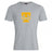 The Tacoma Tsunami Rugby Club Plain Tee by WRS Canterbury is a gray cotton blend short-sleeve t-shirt with a large yellow "T" and "TACOMA RUGBY" printed on the chest, combining comfort with sporty style.
