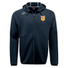 The University of Tennessee Tempo Vapodri Full-Zip Hoodie by EMB Canterbury features a hood, front pockets, left chest and right shoulder logos, plus moisture-wicking fabric for all-day comfort.