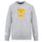 The Tacoma Tsunami Rugby Club Crew Sweatshirt by WRS Canterbury is a gray, ultra-soft top featuring "Tacoma Rugby" and a bold yellow "T" on the front, plus an embroidered CCC logo on the left sleeve.