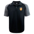 The University of Tennessee Elite Polo by EMB Canterbury is a black and gray short-sleeve polo featuring the "Tennessee Rugby" logo on the chest and Canterbury's logo on the right shoulder. Crafted with Vapodri fabric for lightweight comfort.