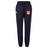 The University of Tennessee Women's Leisure Sweatpant by EMB Canterbury features a drawstring waist, white Canterbury logo on the left thigh, and a Tennessee Rugby badge on the right—perfect for leisure.