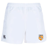 The University of Tennessee Advantage Rugby Shorts by EMB Canterbury feature the Canterbury logo on the left, Tennessee Rugby logo on the right, and deliver classic style with moisture-wicking comfort for top rugby performance.