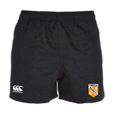 The University of Tennessee Advantage Rugby Shorts by EMB Canterbury feature the Canterbury logo on the left leg and a Tennessee Rugby badge on the right. These moisture-wicking shorts keep you cool and comfortable during intense play.