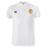 The University of Tennessee Waimak Polo by EMB Canterbury is a white short-sleeve men’s rugby shirt with a "Canterbury" logo on the right chest and "Tennessee Rugby" badge on the left.