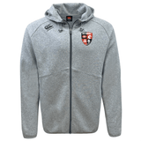 Rye High School Rugby Tempo Vapodri Full-Zip Hoodie with EMB Canterbury branding and rugby team logo embroidery, moisture-wicking.