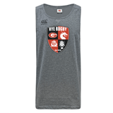 Rye High School Rugby Tempo Vapodri Singlet tank top by WRS Canterbury, made of recycled polyester.