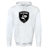 The WRS Augusta Sharks Crest 60/40 Pullover Hoodie - white. Promoting the South Africa rugby team.