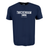 The WRS S&S Activewear Twickenham Stadium Tee is a navy blue shirt with "TWICKENHAM RUGBY EST. MCMVII" boldly printed in white on the front.