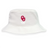 The EMB S&S Activewear University of Oklahoma Women Crusher Bucket Cap features cotton twill, a red "OU" logo, and "Rugby Club" in white on the front—ideal for comfortable sun protection.