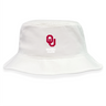 The EMB S&S Activewear University of Oklahoma Women Crusher Bucket Cap features cotton twill, a red "OU" logo, and "Rugby Club" in white on the front—ideal for comfortable sun protection.