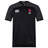 Explore the sleek black University of Oklahoma Women Vapodri Evader Jersey by EMB Canterbury, featuring short sleeves, the Canterbury logo on the left chest, and "OU Rugby Club" emblem on the right. Enhanced with moisture-wicking technology for superior comfort and performance.