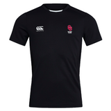 The University of Oklahoma Women's Club Dry Tee by EMB Canterbury showcases the Canterbury and AJ Rugby Club logos. Designed with Vapodri Technology, this black rugby jersey ensures breathability and a quick-drying experience.