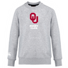 The University of Oklahoma Women Club Crew Sweatshirt by WRS Canterbury is a gray ultra-soft top with "OU Rugby Club" in bold red and white text on the front, plus an embroidered CCC logo for classic style.