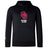 The University of Oklahoma Women Club Lightweight Hoodie by WRS Canterbury is a black hoodie with a red "OU" logo and "Rugby Club" text, featuring a kangaroo pocket.