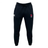 The University of Oklahoma Women Leisure Sweatpant by EMB Canterbury features drawstrings, a white CCC logo on the left, a red OU logo with text on the right, and is crafted from soft organic cotton.
