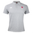 Gray University of Oklahoma Women Waimak Polo by EMB Canterbury featuring the OU Rugby Club and Canterbury logos on the front, crafted from a comfortable cotton polyester blend.
