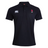 Embrace timeless style with the University of Oklahoma Women Waimak Polo by EMB Canterbury. This black polo has a classic collar, short sleeves, and features the Canterbury logo with a striking red crest on the chest, perfect for any rugby enthusiast.