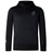 The EMB Canterbury Uruguay Shield Club Lightweight Hoodie is a black sweatshirt with drawstrings, a front pocket, and a small Uruguay Shield emblem on the chest, perfect for rugby supporters.