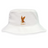 Celebrate USA Rugby pride with the EMB S&S Activewear USA Rugby Heritage 50th Anniversary Bucket Hat, a limited edition white hat featuring an embroidered orange and brown eagle above "USARFU" on the front.