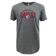 Grey USA Eagles Wordmark Supersoft Tee 24 t-shirt with a logo featuring an eagle and a soccer ball on the chest by WRS LAT.