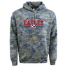A USA Rugby Camo Edition Wordmark Hoodie 24 with a "united states eagles" logo featuring an eagle and a rugby ball on the front by WRS LAT.