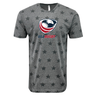 A gray WRS LAT USA Rugby Five-Star Logo Tee.