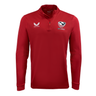 A red USA Rugby 1/4 Zip by Castore that features the USA Rugby logo on the chest and Castore branding on the right shoulder.