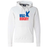 The USA Rugby Throwback Hockey Hoodie by WRS S&S Activewear features "USA Rugby" text and a blue eagle graphic on the chest, offering classic style and a comfortable, medium-weight fit.
