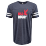 A navy WRS LAT USA Rugby Throwback Football t-shirt.