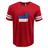 A WRS LAT USA Rugby Throwback Football T-shirt with the word rugby on it, featuring a throwback logo.