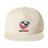 The EMB Weld USA Rugby Crest Brushed Cotton Cap is a stylish beige hat with an intricately embroidered USA Rugby logo, featuring an eagle and rugby ball on the front.
