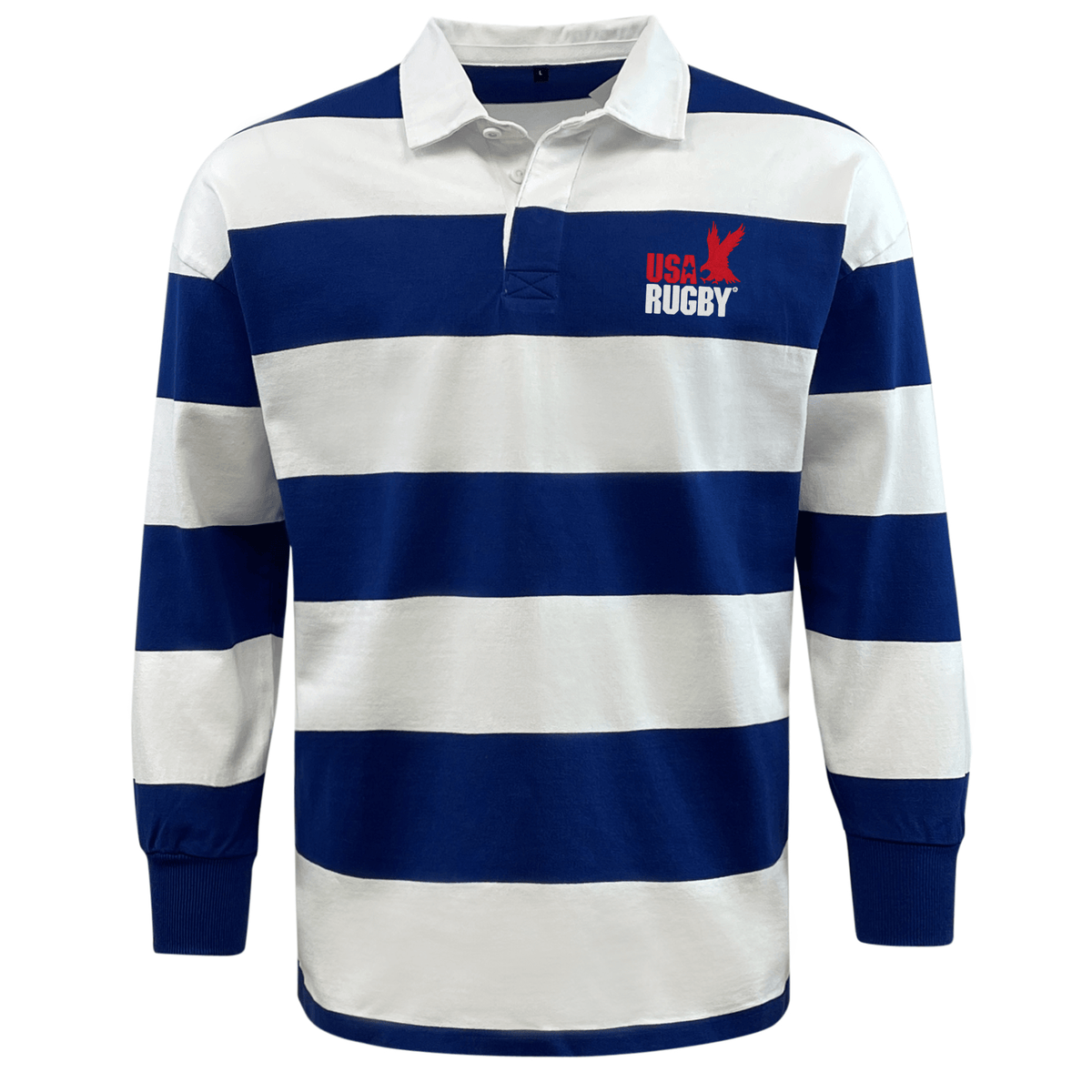 Retro Rugby Training Tops USA Rugby Throwback Hooped Classic Jersey | World Rugby Shop
