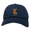 Celebrate 50 years of USA Rugby with the EMB S&S Activewear USA Rugby Heritage 50th Anniversary Dad Cap, featuring an embroidered eagle holding a rugby ball above "USARFU"—a must-have for any fan.