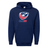 A navy USA Wheelchair Rugby 60/40 pullover hoodie featuring the WRS Augusta logo, perfect for fan wear.