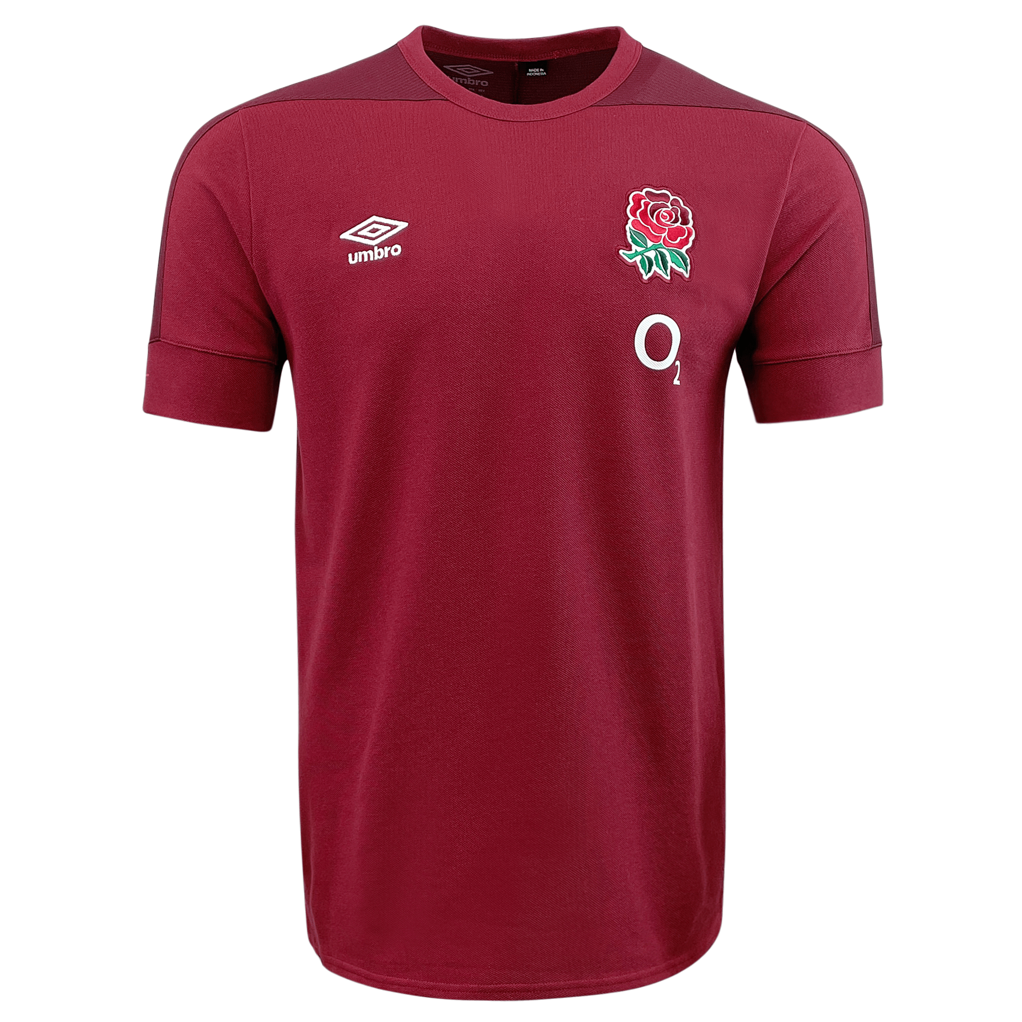 England Rugby Presentation Tee Official Umbro England RFC 23 24 Shirt L Red