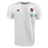 The England RFU Presentation Tee by Umbro is shown in white.
