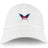 The EMB S&S Activewear University of Southern Indiana Women Adult Low-Profile Cotton Twill Dad Cap features a "USI Women's Rugby" logo with dark blue wings and bold red text—great for supporting your favorite rugby team.