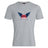 The WRS Canterbury University of Southern Indiana Women Club Plain Tee features a gray cotton blend, short sleeves, and a winged navy/red "USI Women's Rugby" chest logo—combining comfort and style for every fan.