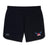The EMB Canterbury University of Southern Indiana Women’s Elite Woven Short features the Canterbury logo on the left leg and offers zippered pockets for secure storage—perfect for training sessions.