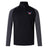 The University of Southern Indiana Women Elite First Layer by EMB Canterbury is a black and dark gray long-sleeve rugby training top with quarter-zip, VapoDri tech, winged crown chest logo, and small right shoulder logo.