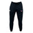 The EMB Canterbury University of Southern Indiana Women Leisure Sweatpant features a drawstring waist, recycled polyester fleece, a white CCC logo on the left thigh, and a winged emblem on the right thigh.
