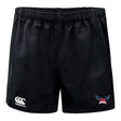 The University of Southern Indiana Women Advantage Rugby Shorts by EMB Canterbury feature an elastic waistband, Canterbury branding, and moisture-wicking fabric to keep you cool and comfortable during intense matches.