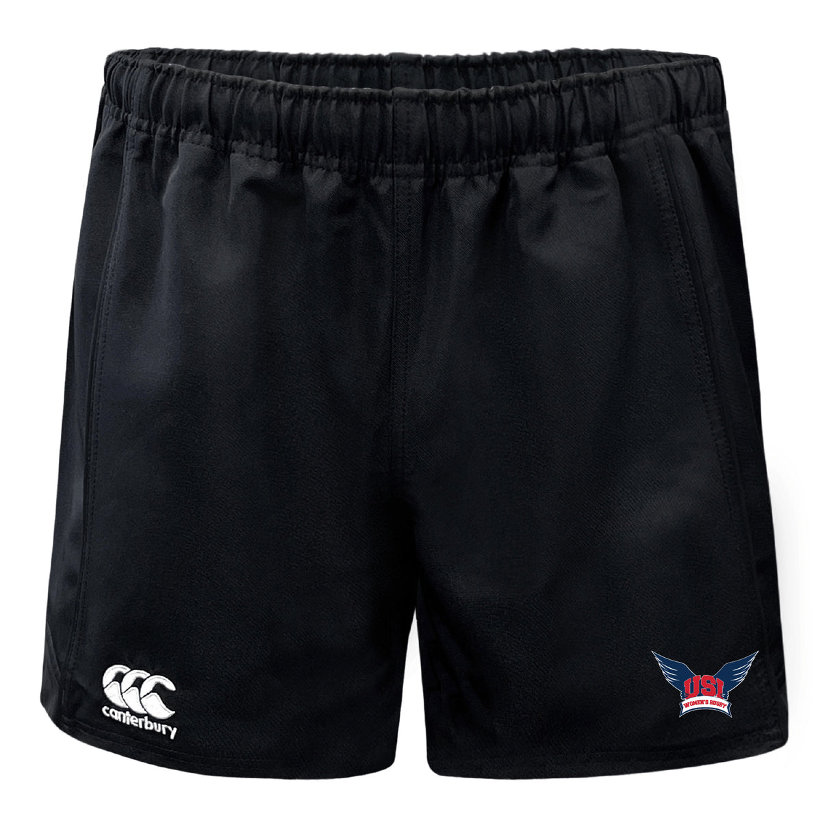 The University of Southern Indiana Women Advantage Rugby Shorts by EMB Canterbury feature an elastic waistband, Canterbury branding, and moisture-wicking fabric to keep you cool and comfortable during intense matches.