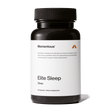 Momentous Elite Sleep by Momentous is a black bottle with 60 capsules of melatonin sleep aid, formulated to support restorative sleep and a healthy circadian rhythm.