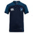 The Rugby VA Vapodri Evader Jersey by Canterbury is a navy blue, short-sleeve rugby jersey with moisture-wicking tech, EMB Canterbury logo on the right chest, and Rugby Viadana logo on the left chest.