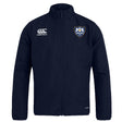 The Villanova Rugby Club Track Jacket by EMB Canterbury is a navy blue lightweight jacket with the club crest on the left chest and Canterbury logo on the right—perfect as a club track jacket.